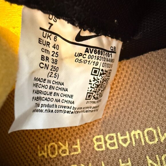 Nike N.354 Drop Type LX Label Collection | Navy White Cream | Women’s 8.5 - Picture 5 of 5